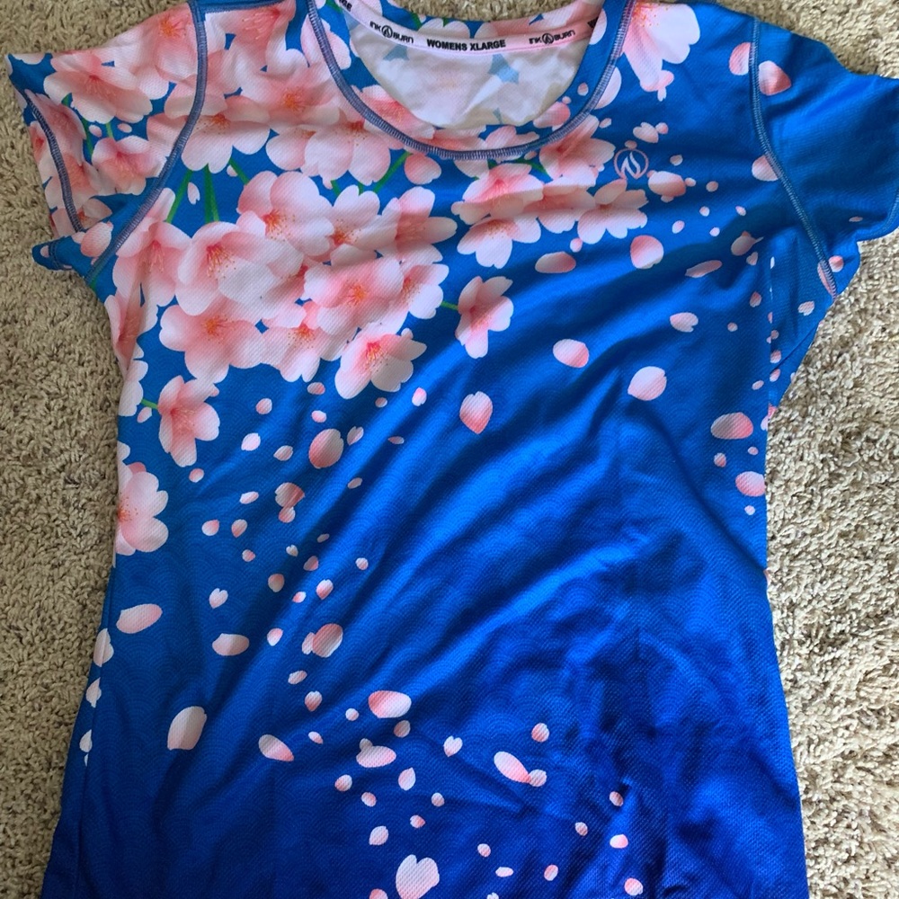 INKnBURN Cherry Blossom tee - womens XL